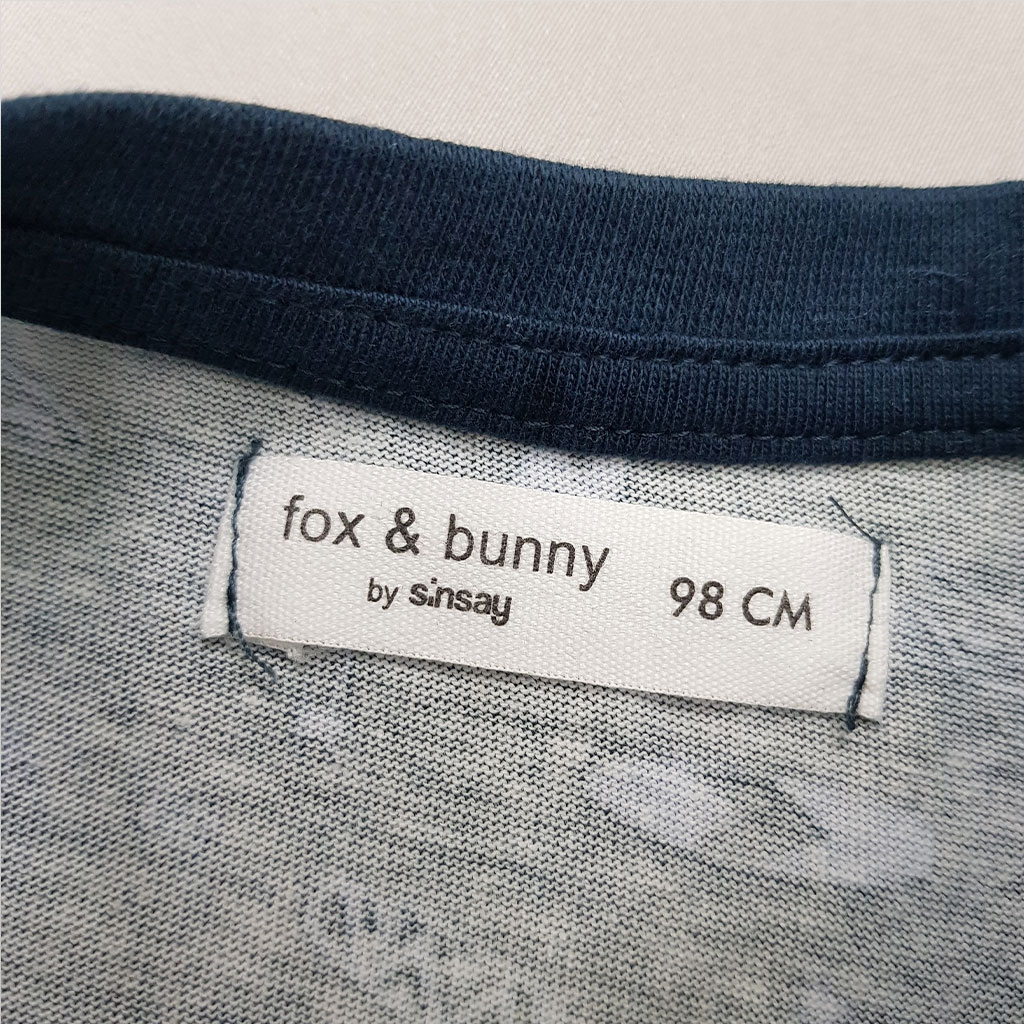 تی شرت پسرانه 28273 سایز 2 تا 10 سال کد 23 مارک FOX&BUNNY