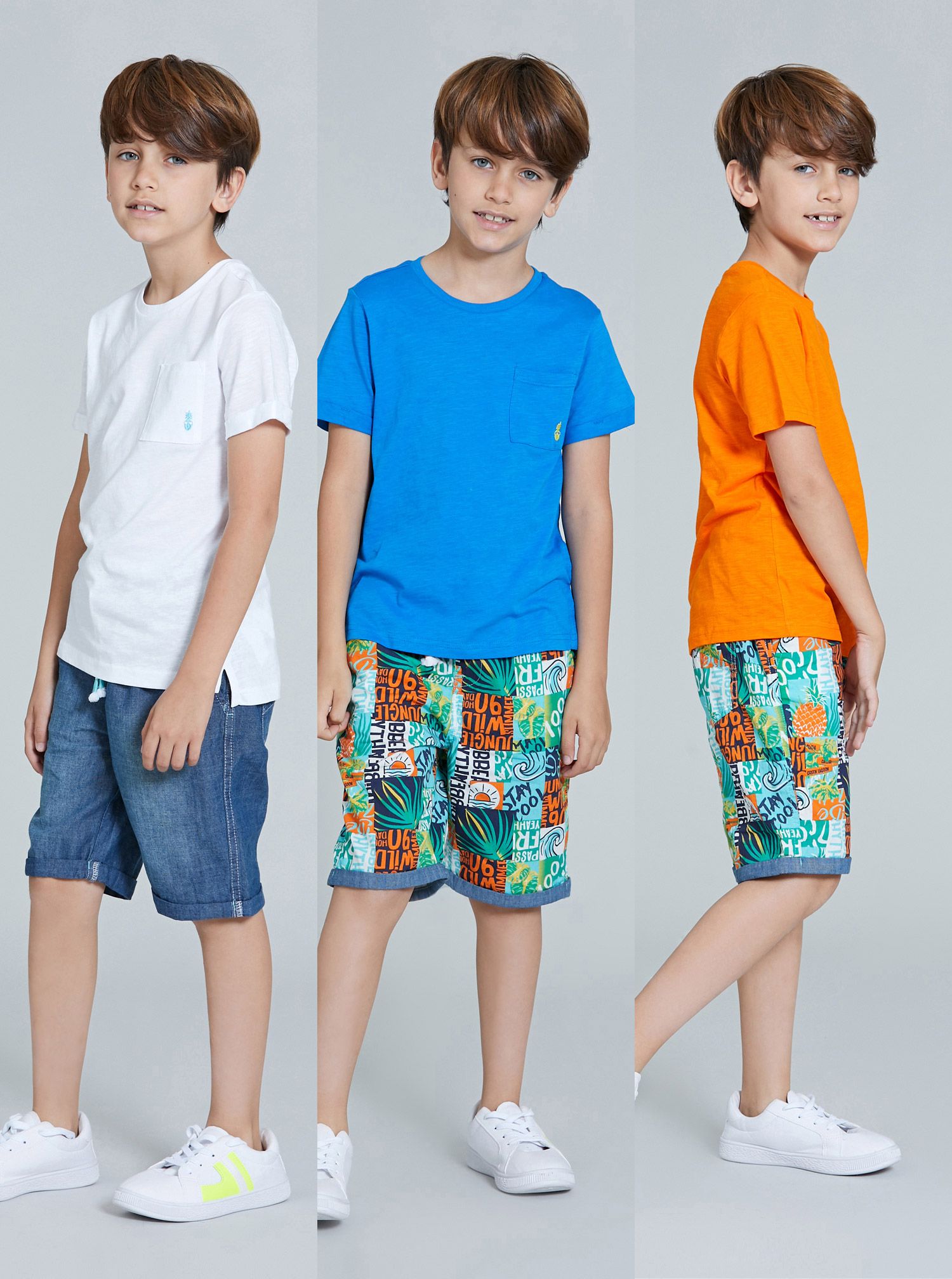 تی شرت پسرانه 28359 سایز 3 تا 14 سال مارک PIAZA ITALIA