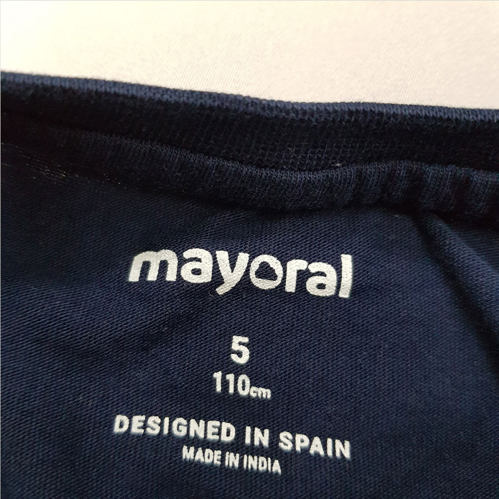 تی شرت پسرانه 28409 سایز 2 تا 8 سال مارک MAYORAL