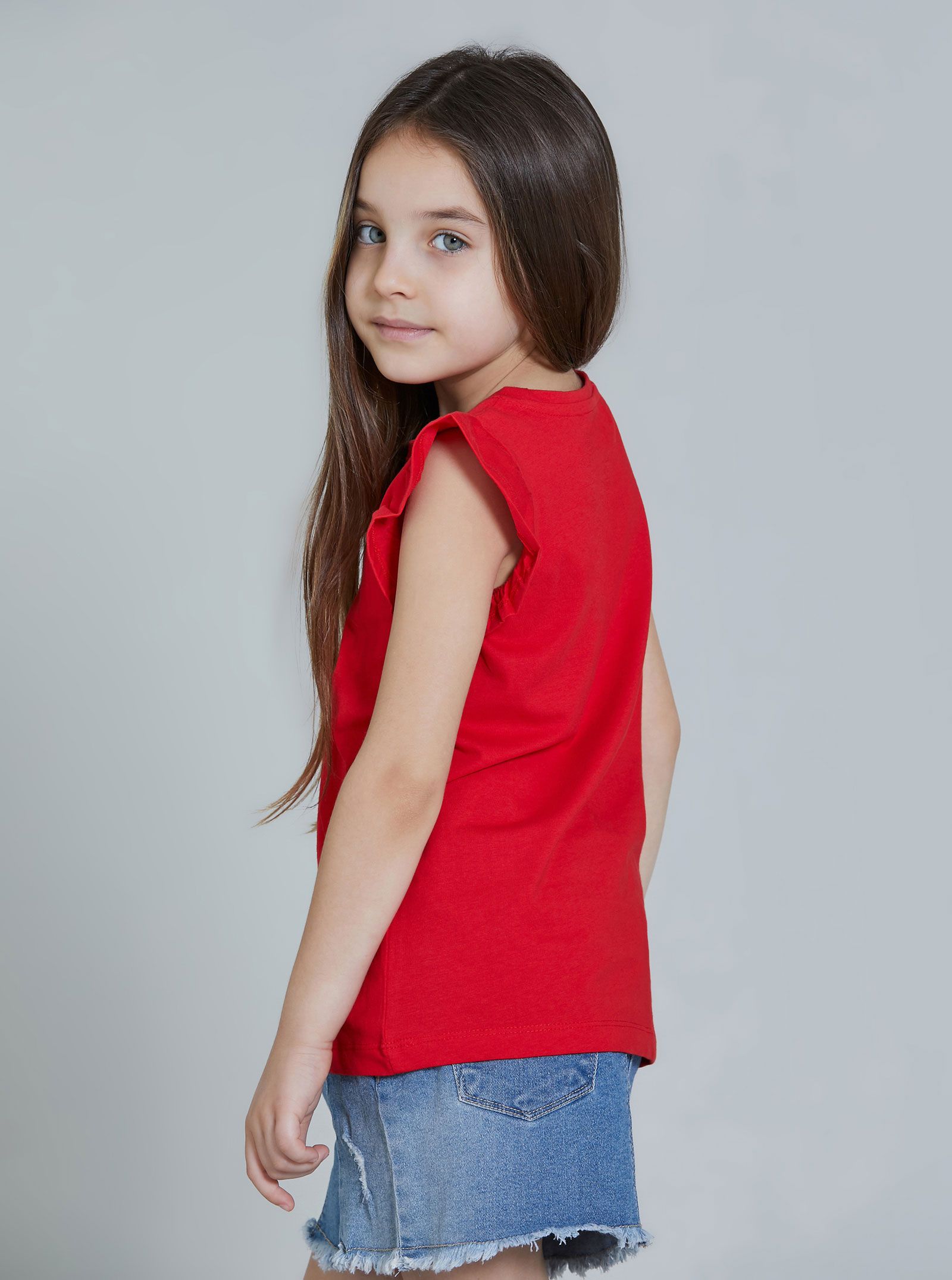 تی شرت دخترانه 28351 سایز 3 تا 14 سال مارک PIAZA ITALIA