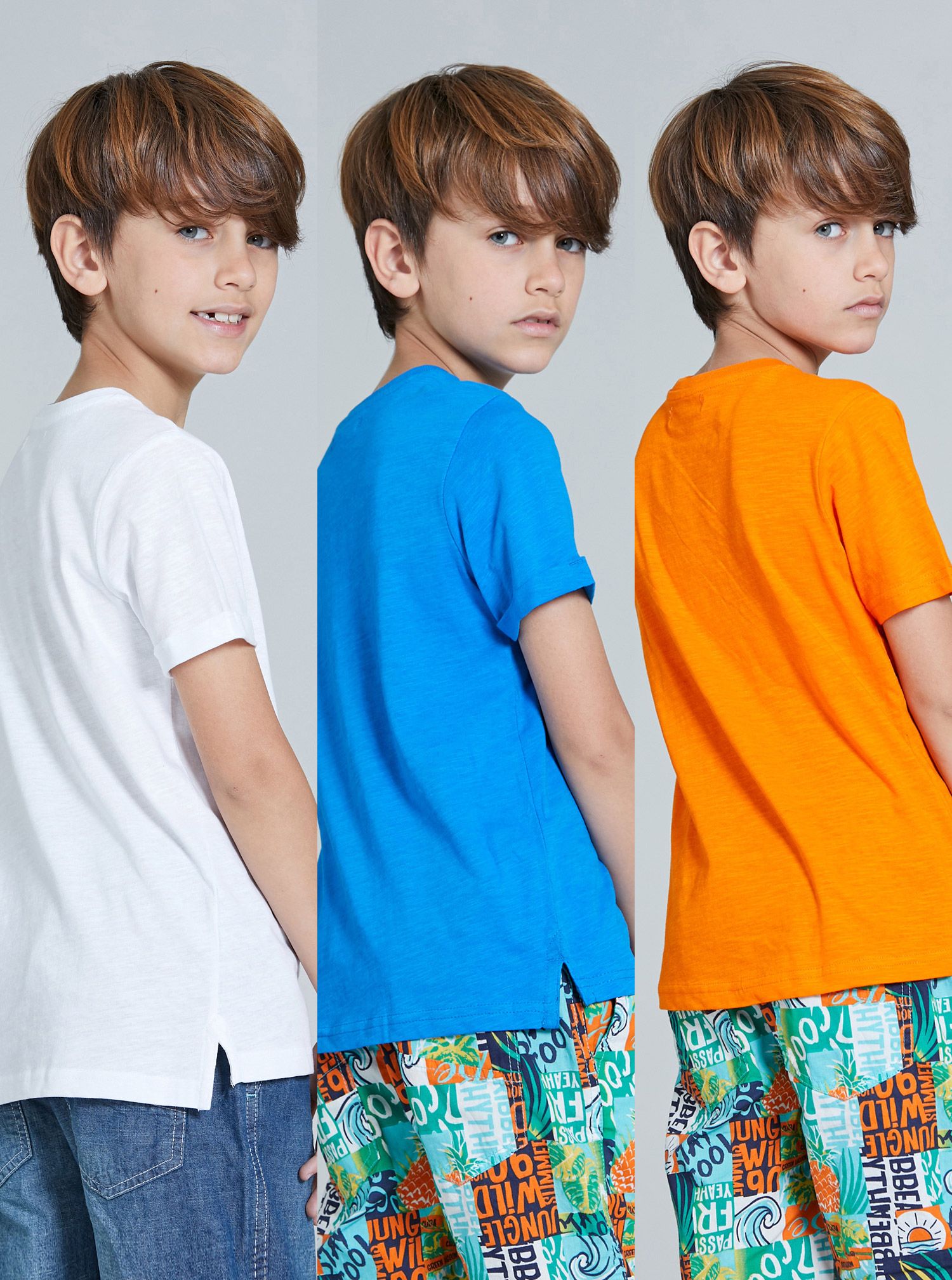تی شرت پسرانه 28347 سایز 3 تا 14 سال مارک PIAZA ITALIA