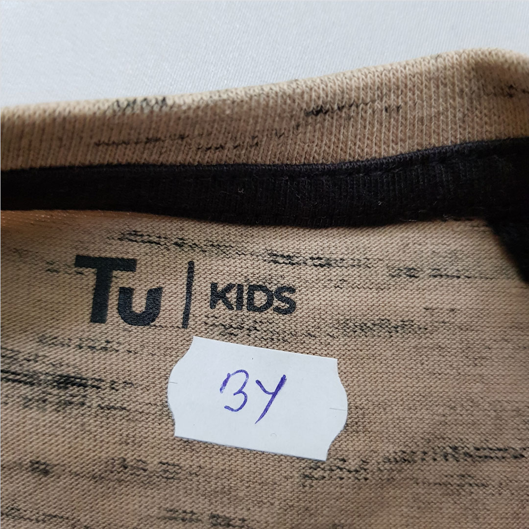 تی شرت پسرانه 28273 سایز 3 تا 14 سال کد 3 مارک TU KIDS