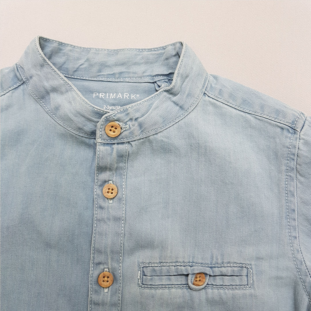 پیراهن جینز پسرانه 28590 سایز 2 تا 14 سال مارک PRIMARK
