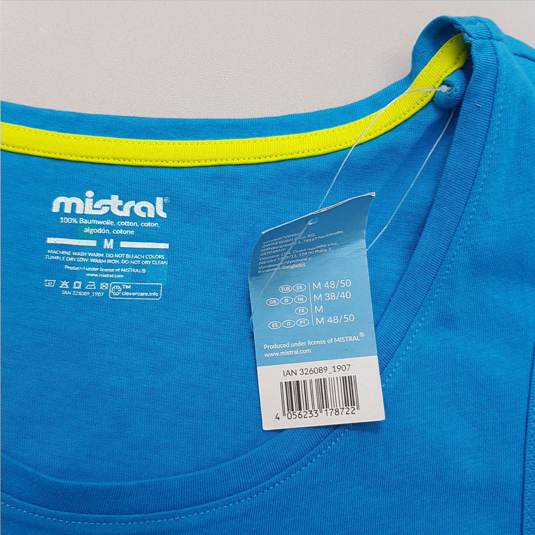 تی شرت حلقه ای مردانه 28515 مارک MISTRAL