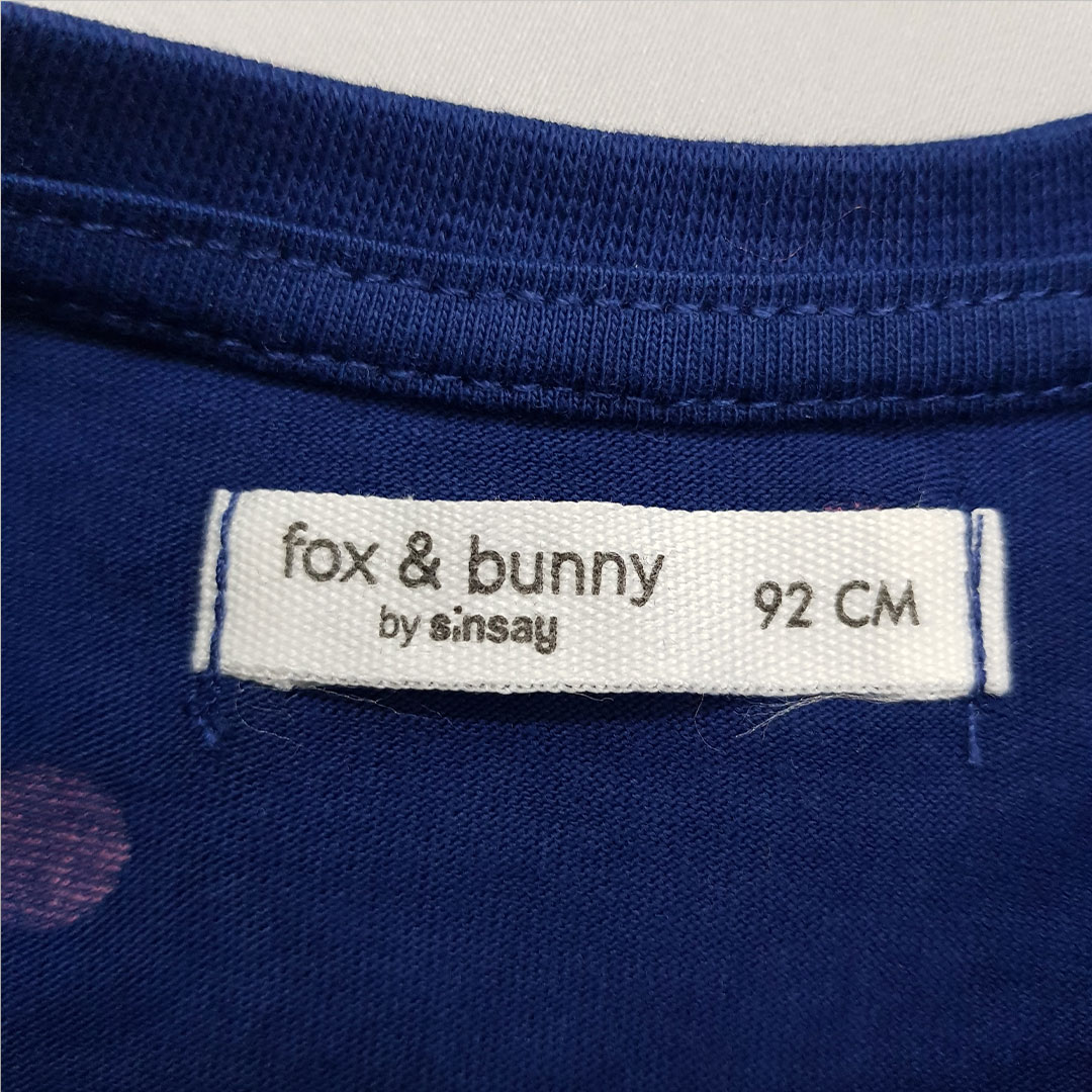 تی شرت دخترانه 28800 سایز 2 تا 10 سال مارک FOX&BUNNY
