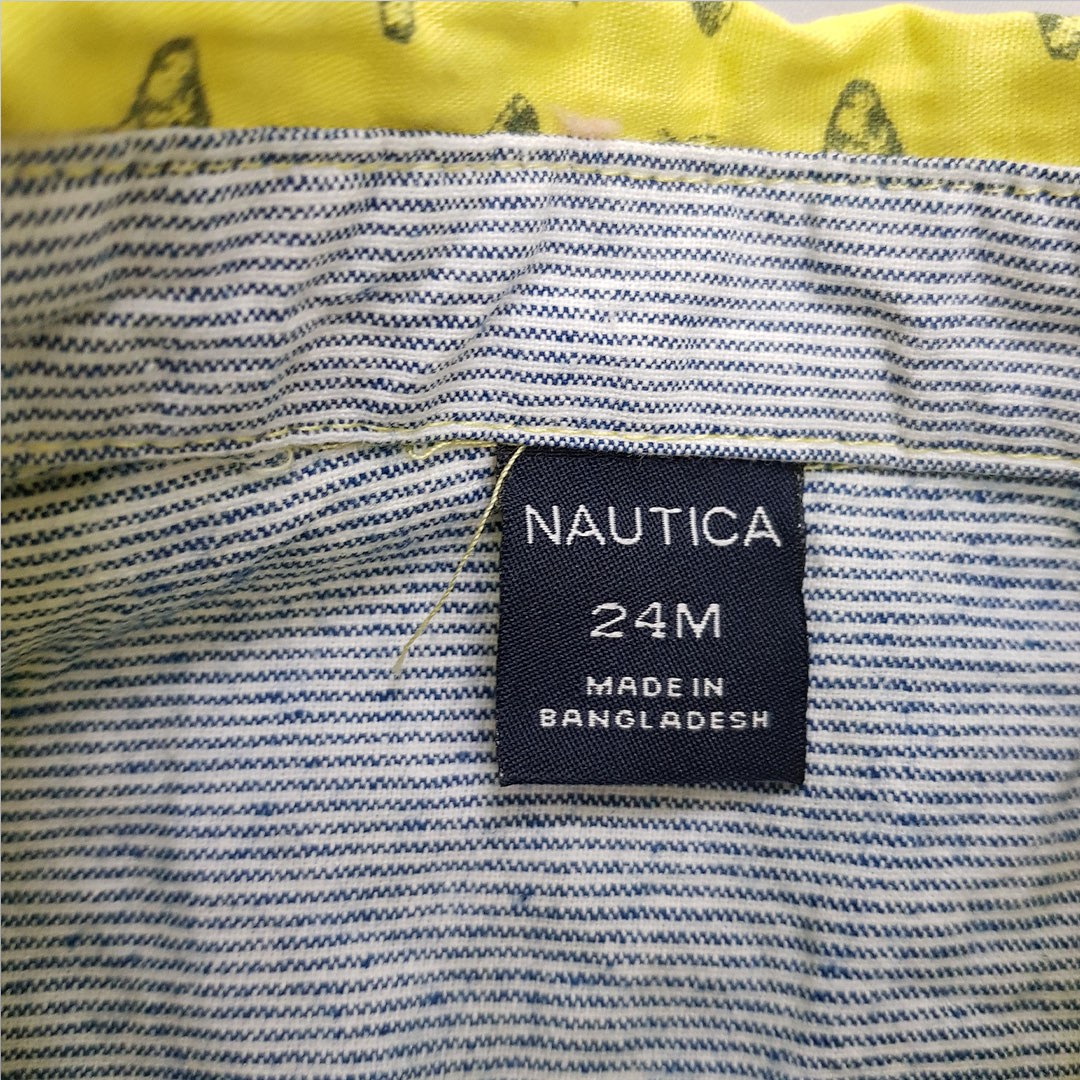 پیراهن پسرانه 28721 سایز 3 ماه تا 7 سال مارک NAUTICA