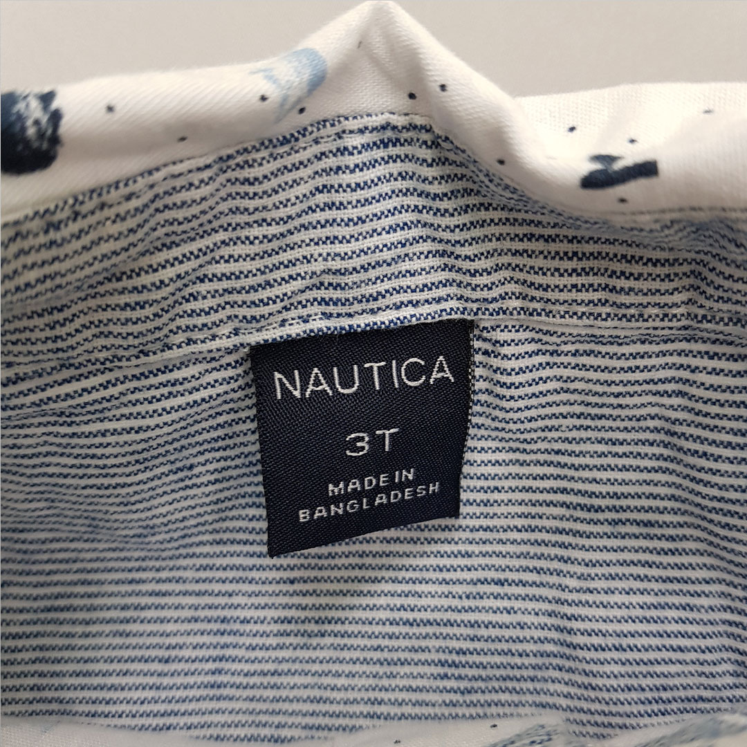 پیراهن پسرانه 28720 سایز 3 ماه تا 6 سال مارک NAUTICA