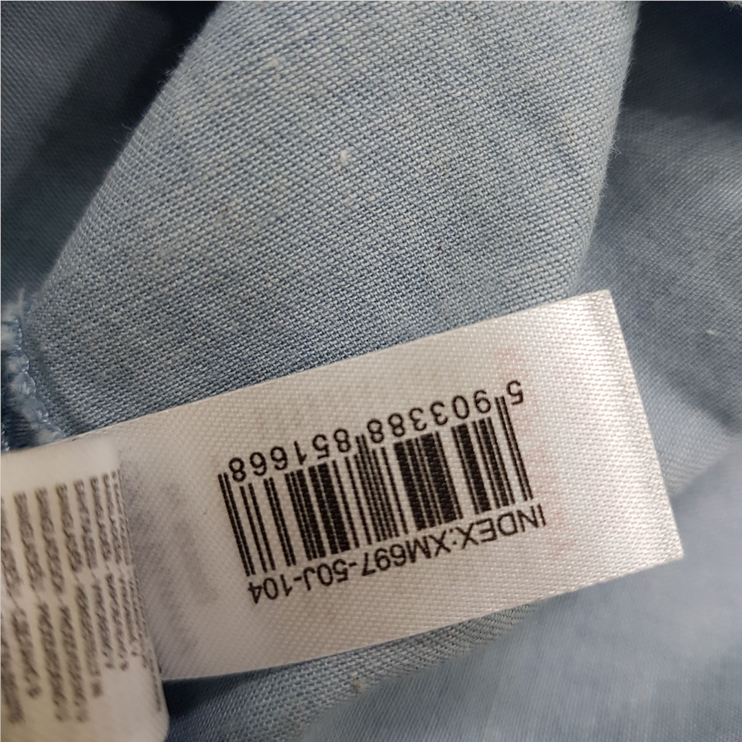 پیراهن جینز دخترانه 28709 سایز 2 تا 10 سال مارک FOX&BUNNY