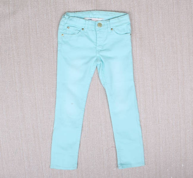 شلوار جینز دخترانه 18801 سایز 1.5 تا 15 سال مارک H&M