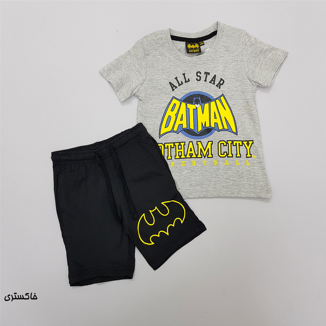 ست پسرانه 28899 سایز 2 تا 8 سال مارک BAT MAN