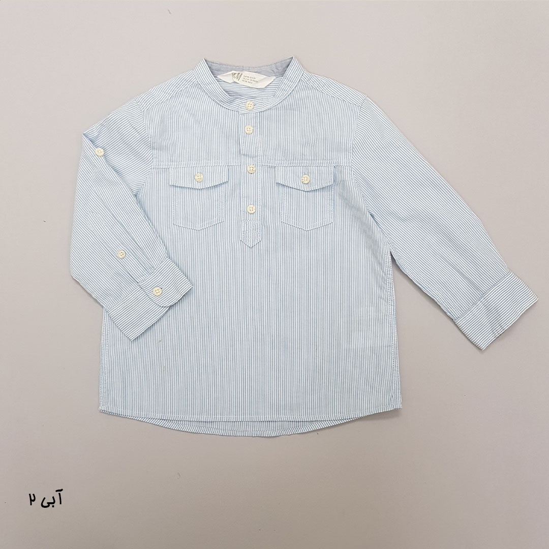 پیراهن پسرانه 28897 سایز 1.5 تا 10 سال مارک h&m