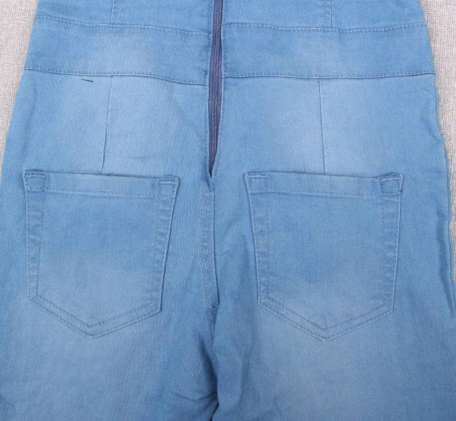 پیشبنددار جینز زنانه 18761 سایز 24 تا 32 مارک ZARA