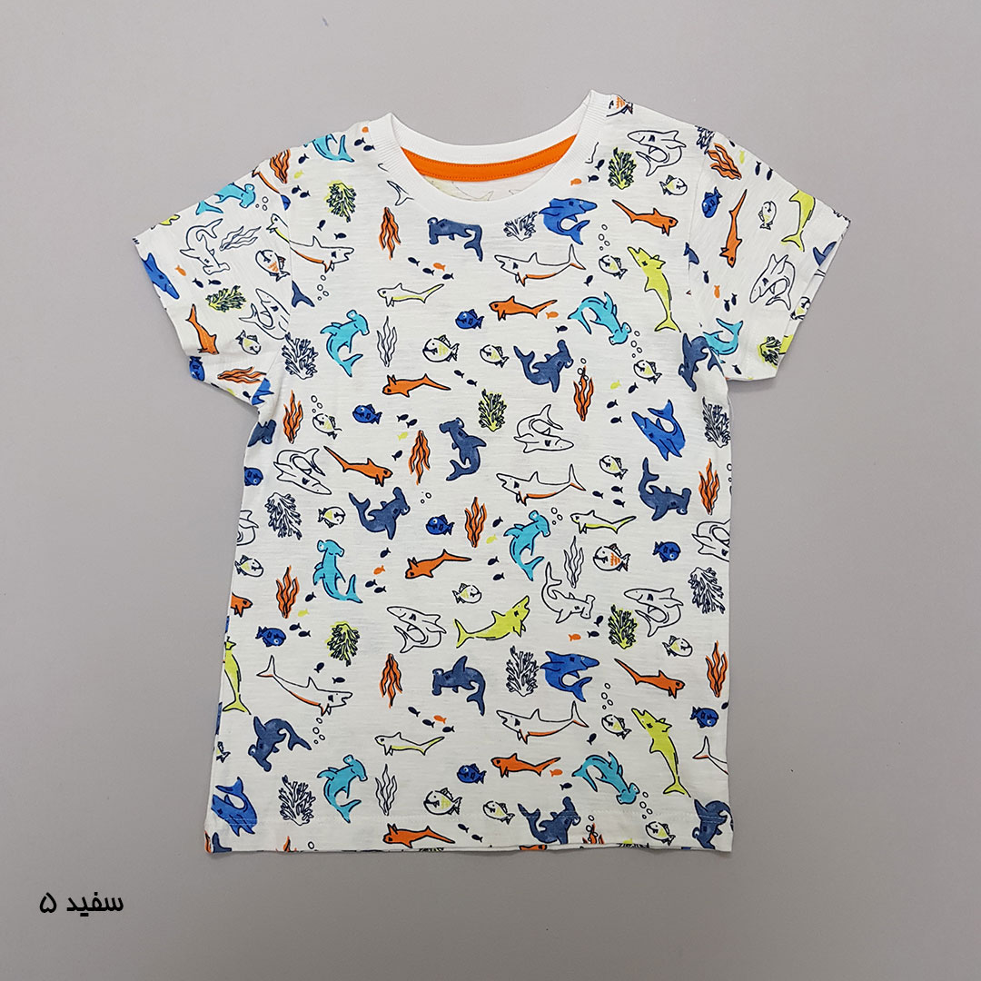 تی شرت پسرانه 28909 سایز 9 ماه تا 13 سال مارک LITTLE KIDS