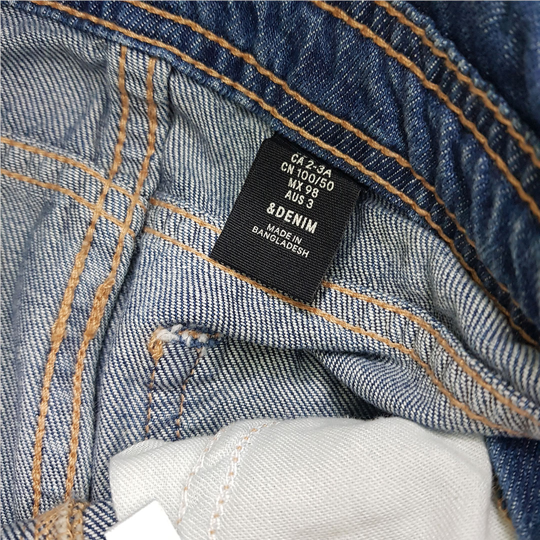 پیشبندار جینز 28525 سایز 1.5 تا 10 سال مارک DENIM