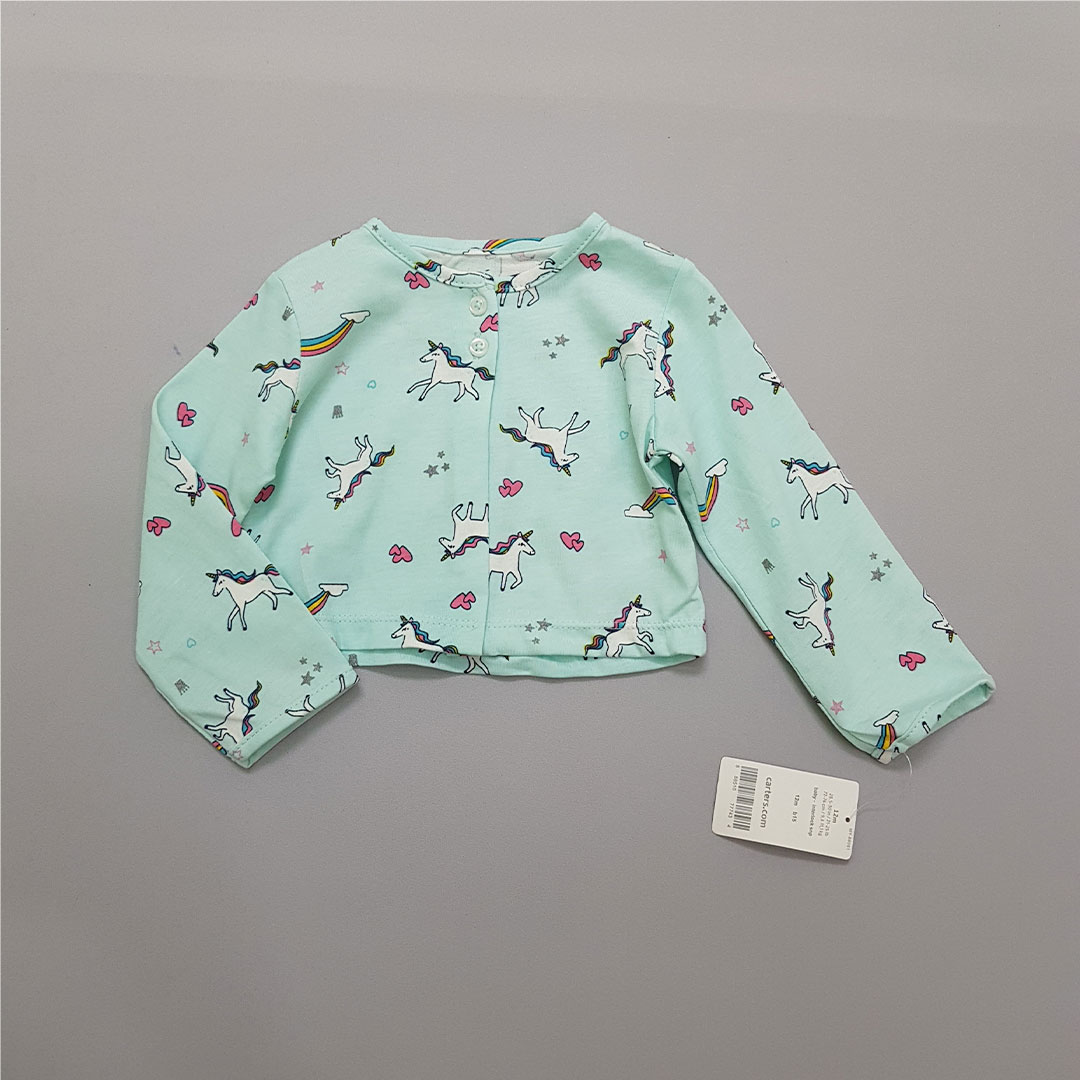 ست دو تکه دخترانه 28324 سایز 6 تا 24 ماه کد 7 مارک Carters