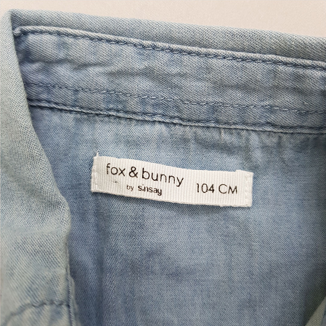پیراهن جینز دخترانه 28709 سایز 2 تا 10 سال مارک FOX&BUNNY   *