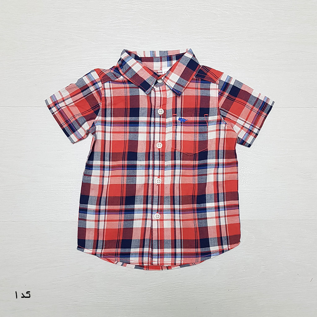 پیراهن پسرانه 27647 سایز 6 ماه تا 7 سال مارک Carters   *