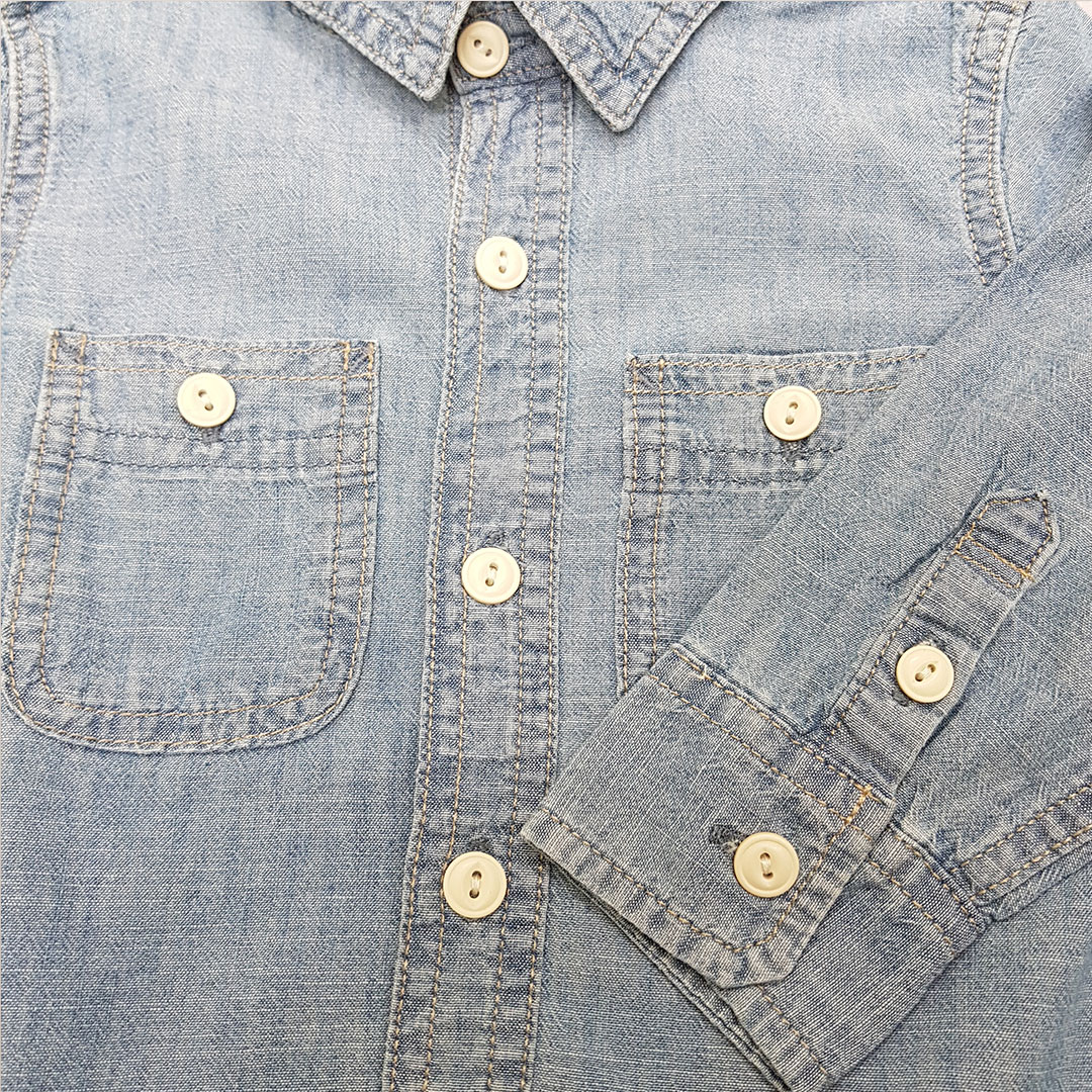 پیراهن جینز دخترانه 29225 سایز 2 تا 16 سال مارک GAP