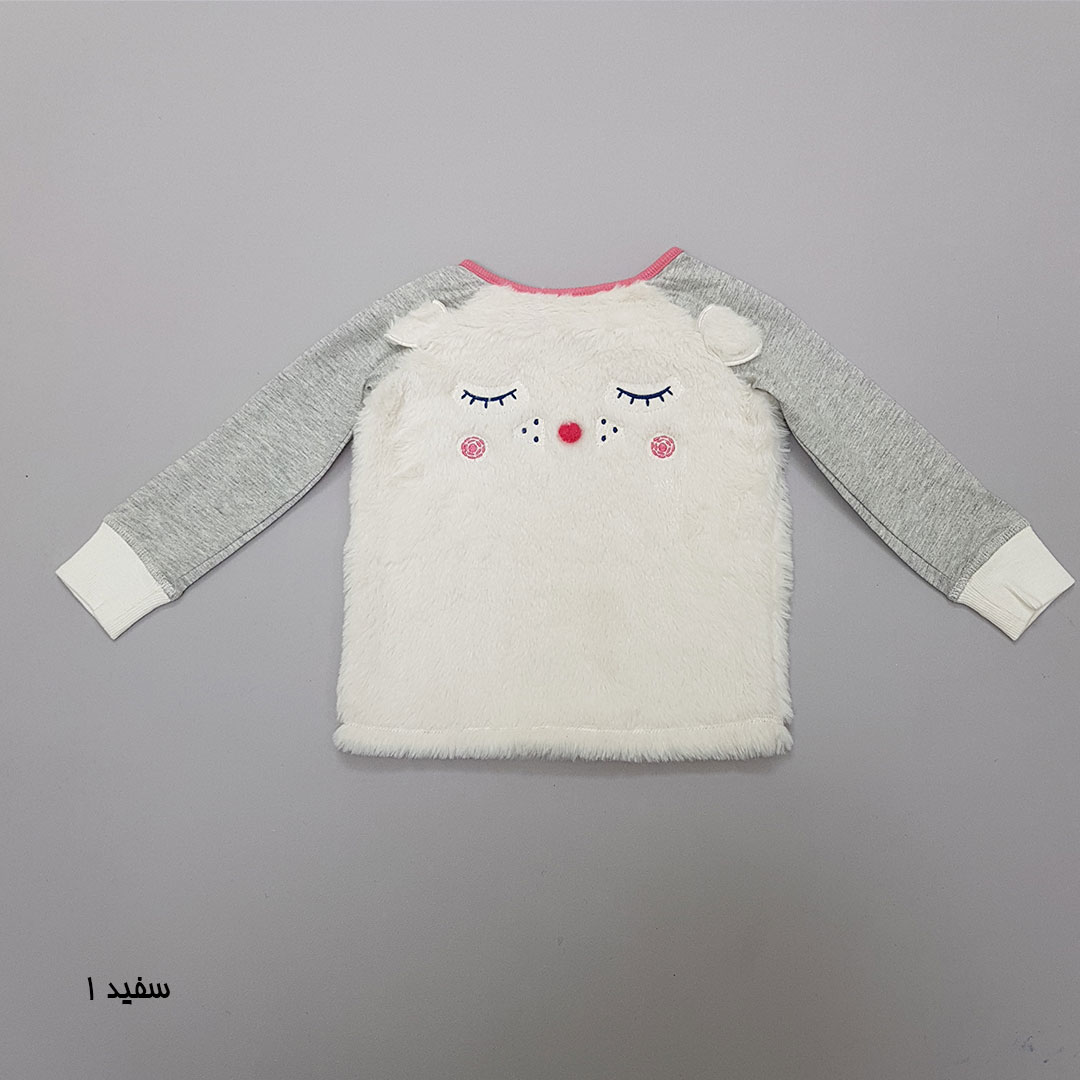 بلوز خزدار بچگانه 29269 سایز 1 تا 8 سال مارک MOTHERCARE