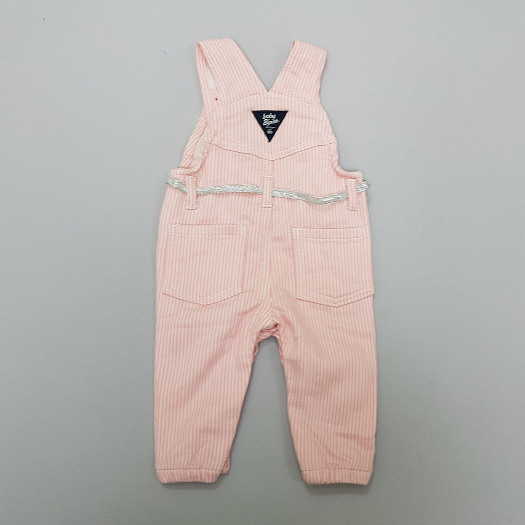 پیشبندار جینز دخترانه 29372 سایز 3 تا 24 ماه مارک BABY BGOSH