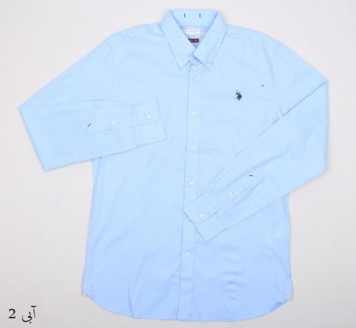 پیراهن سایز بزرگ مردانه 11859 کد 3 مارک US POLO