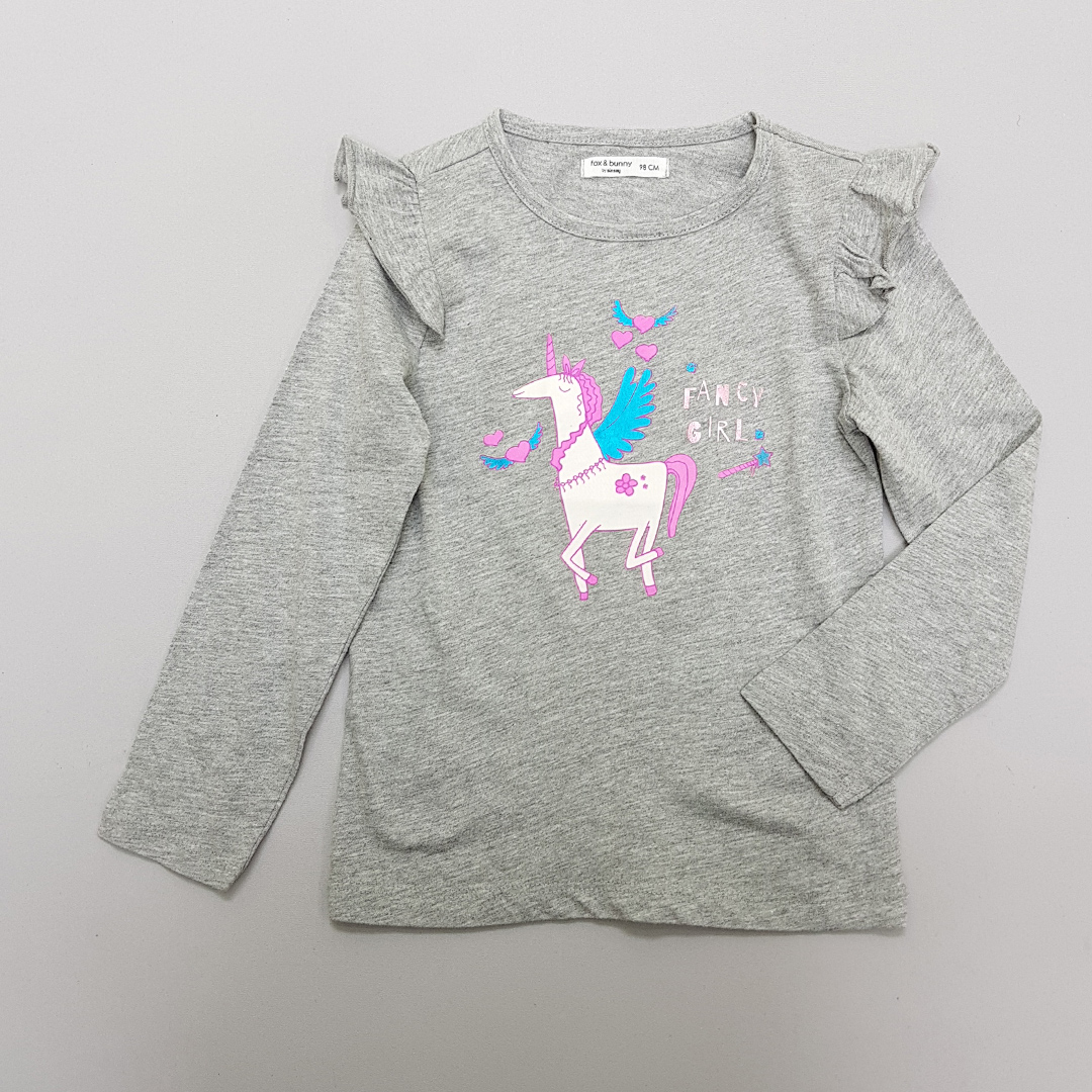 بلوز دخترانه 29530 سایز 2 تا 10 سال مارک FOX&BUNNY