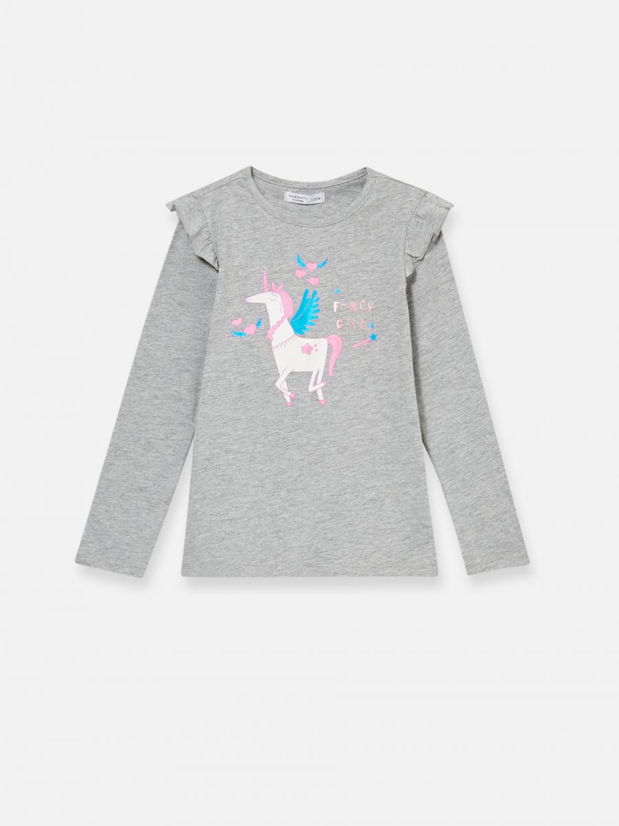 بلوز دخترانه 29530 سایز 2 تا 10 سال مارک FOX&BUNNY   *