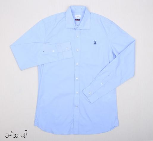 پیراهن سایز بزرگ مردانه 11859 کد 2 مارک US POLO