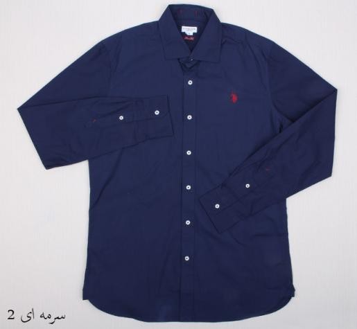 پیراهن سایز بزرگ مردانه 11859 کد 2 مارک US POLO