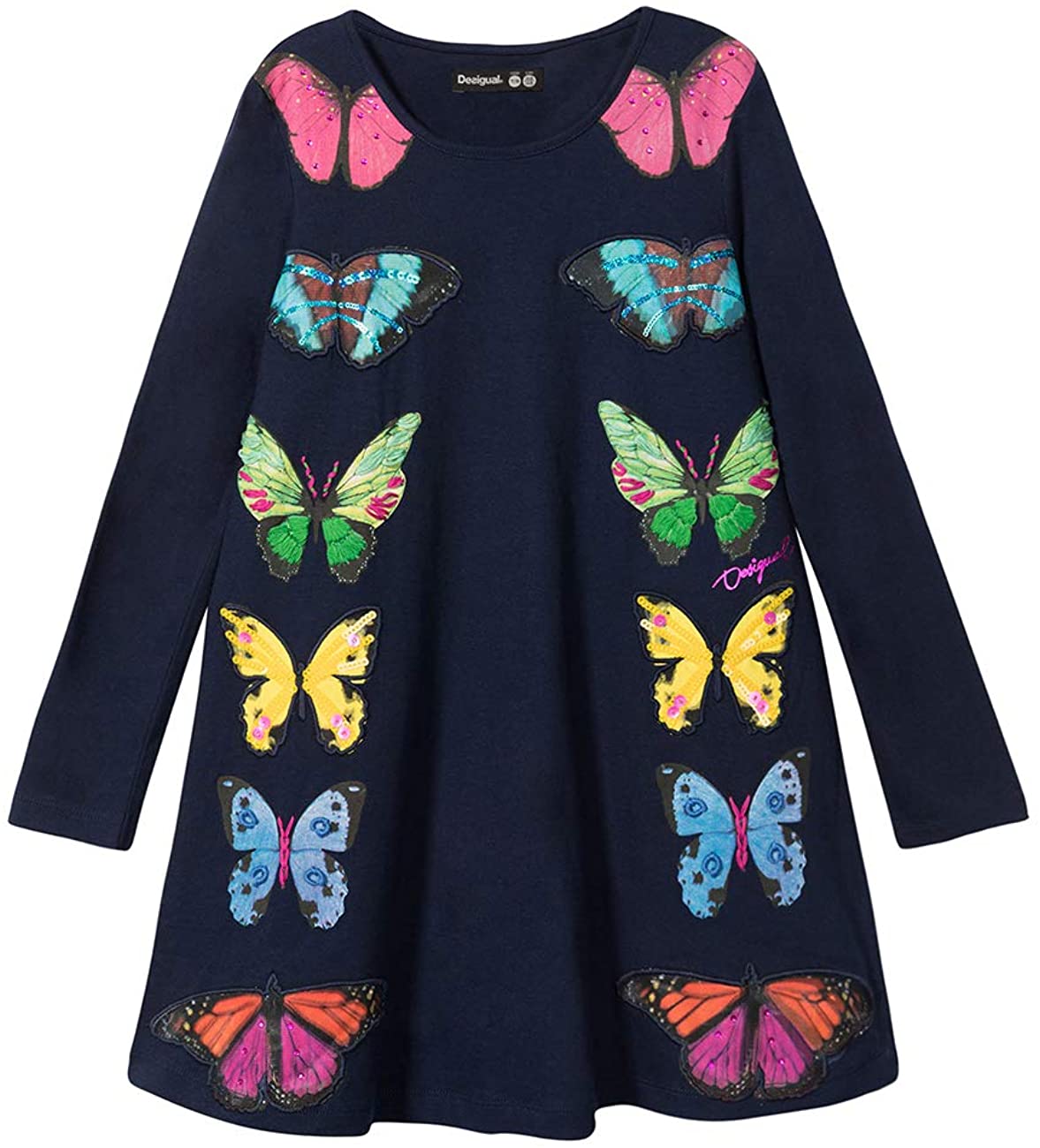 سارافون دخترانه 29665 سایز 3 تا 14 سال مارک Desigual
