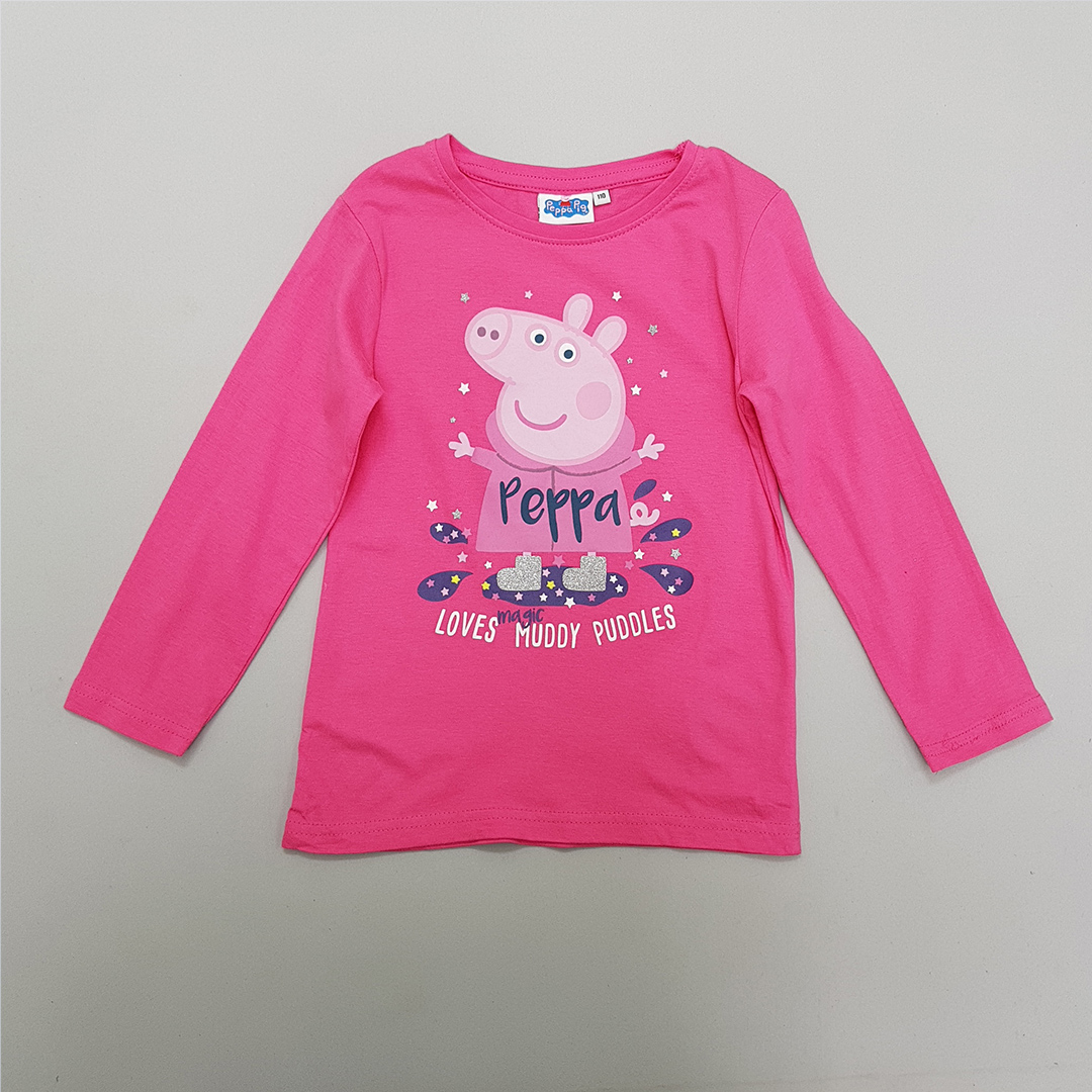 بلوز دخترانه 29713 سایز 2 تا 6 سال کد 2 مارک Peppapig