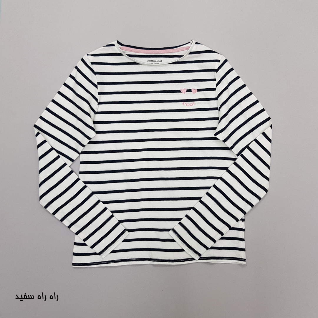 بلوز بچگانه 29727 سایز 5 تا 14 سال کد 1 مارک VERTBAUDET   *