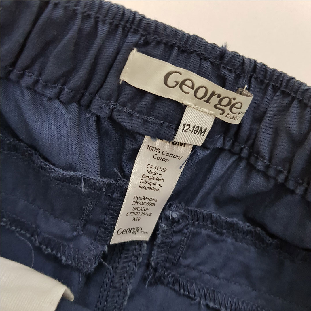 شلوار کتان پسرانه 29489 سایز 3 ماه تا 5 سال مارک GEORGE   *