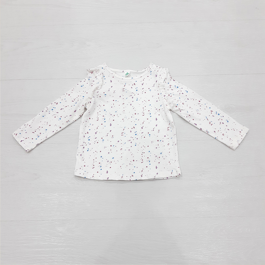 بلوز آستین بلند دخترانه مارک TEX baby کد 6001561