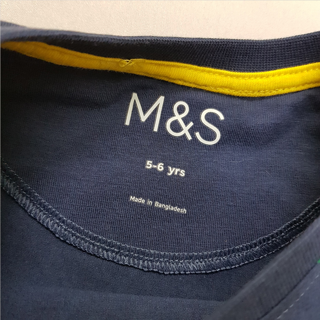 بلوز پسرانه 30194 سایز 1 تا 7 سال کد 7 مارک M&S   *