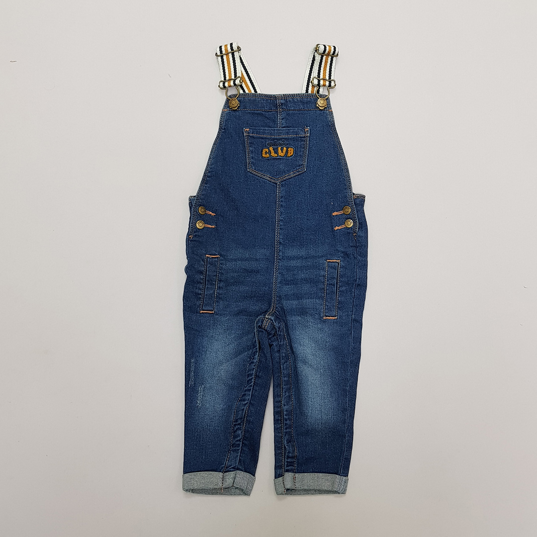 پیشبندار جینز پسرانه 30227 سایز 3 تا 36 ماه مارک TAPEA LOEIL