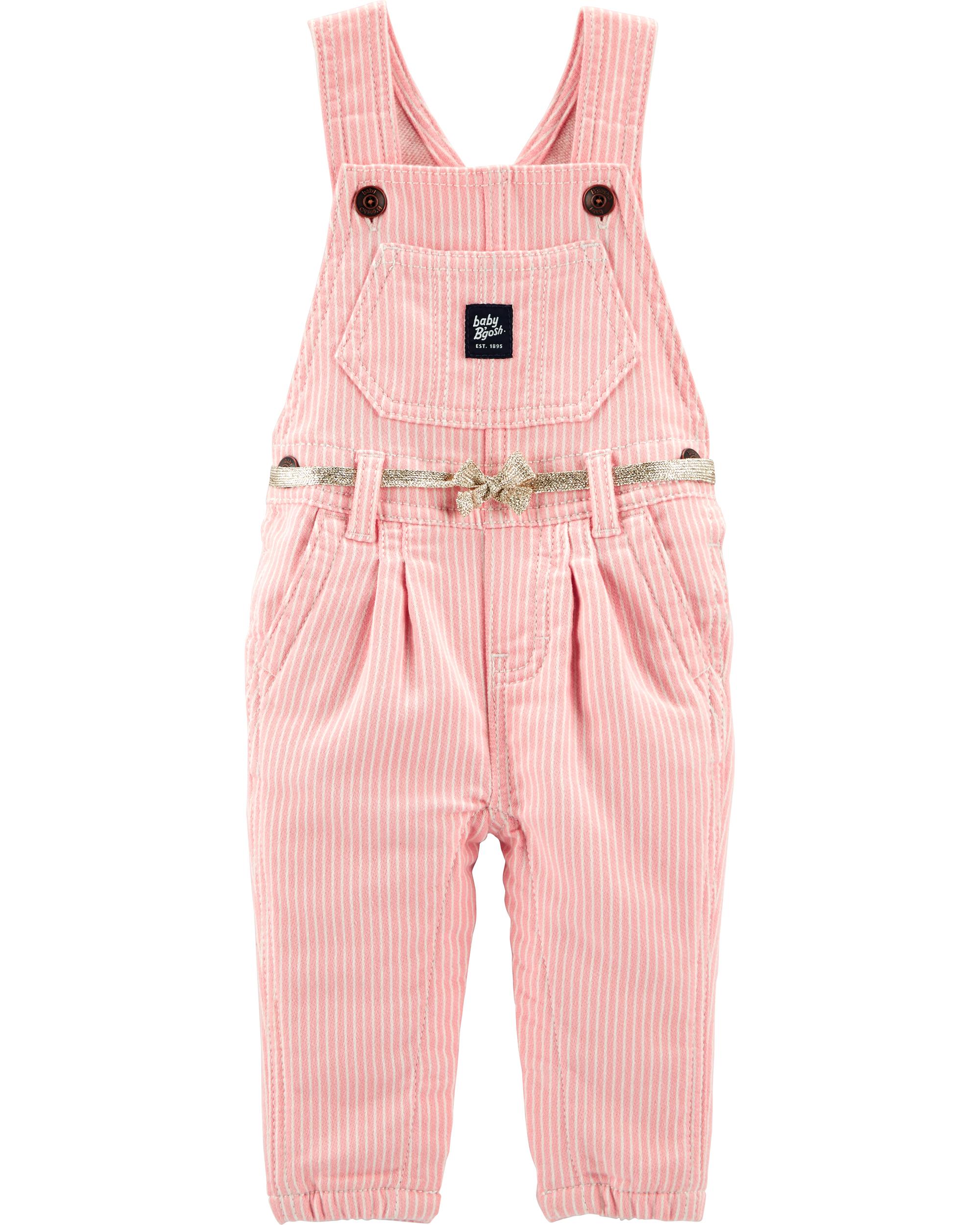 پیشبندار جینز دخترانه 29372 سایز 3 تا 24 ماه مارک BABY BGOSH   *