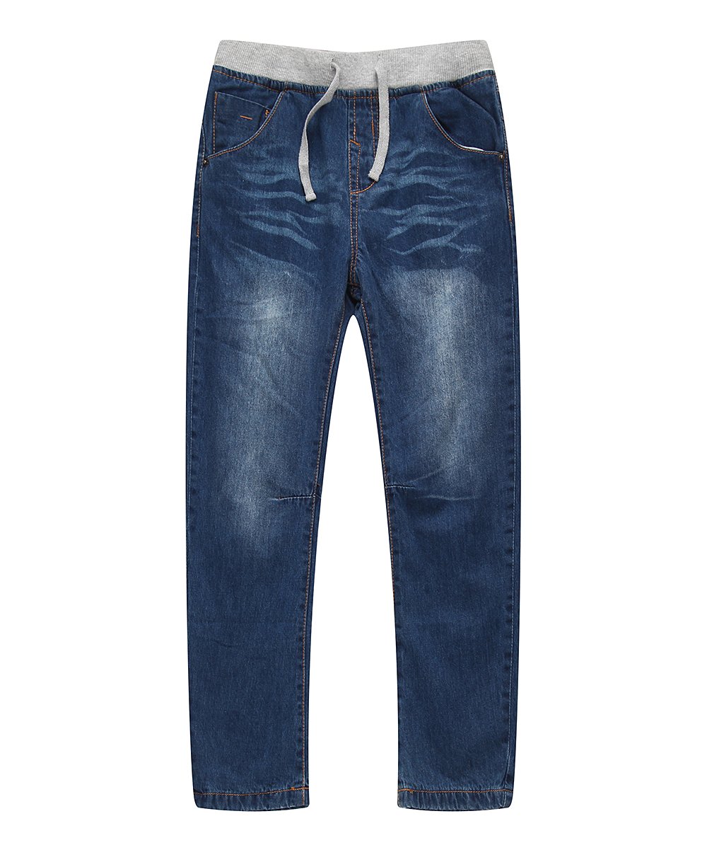 شلوار لاینردار جینز 30222 سایز 8 تا 15 سال مارک CHAPTER
