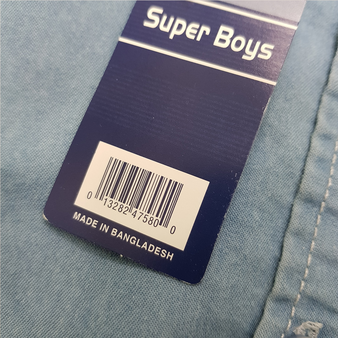 پیراهن جینز کاغذی سایز 6 تا 8 سال مارک ZARA کد 30334