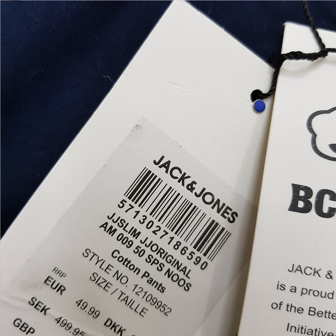 شلوار کتان 30469 سایز 28 تا 36 مارک JACK&JONES   *