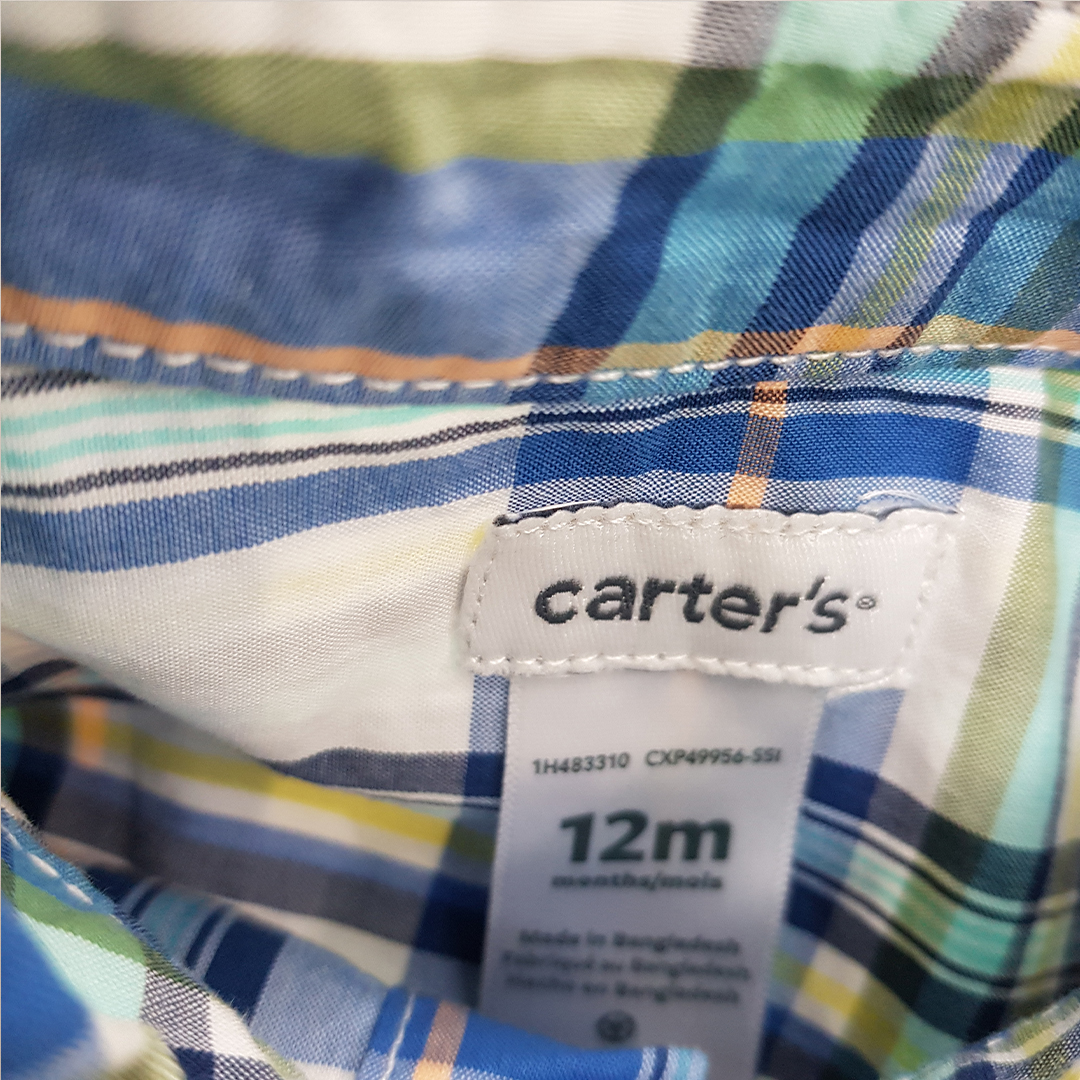 پیراهن پسرانه 30691 سایز 6 ماه تا 7 سال کد 4 مارک Carters