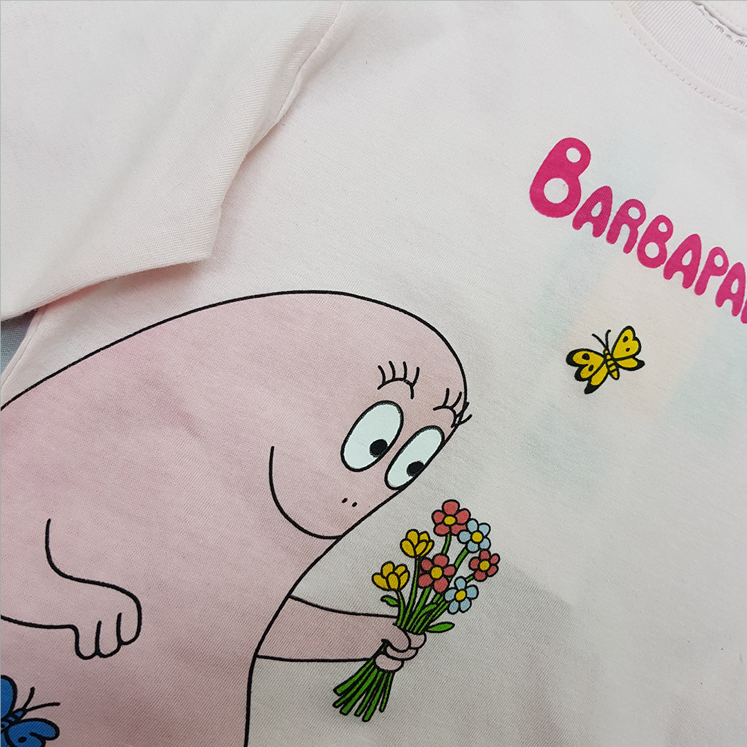 بلوز دخترانه 30943 سایز 2 تا 8 سال مارک BARBAPAPA