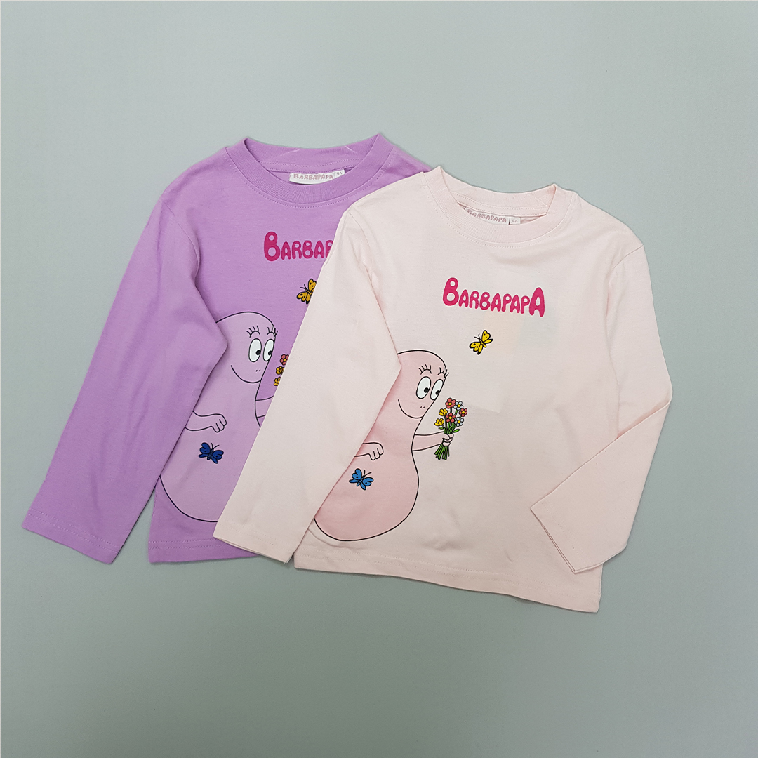 بلوز دخترانه 30943 سایز 2 تا 8 سال مارک BARBAPAPA   *