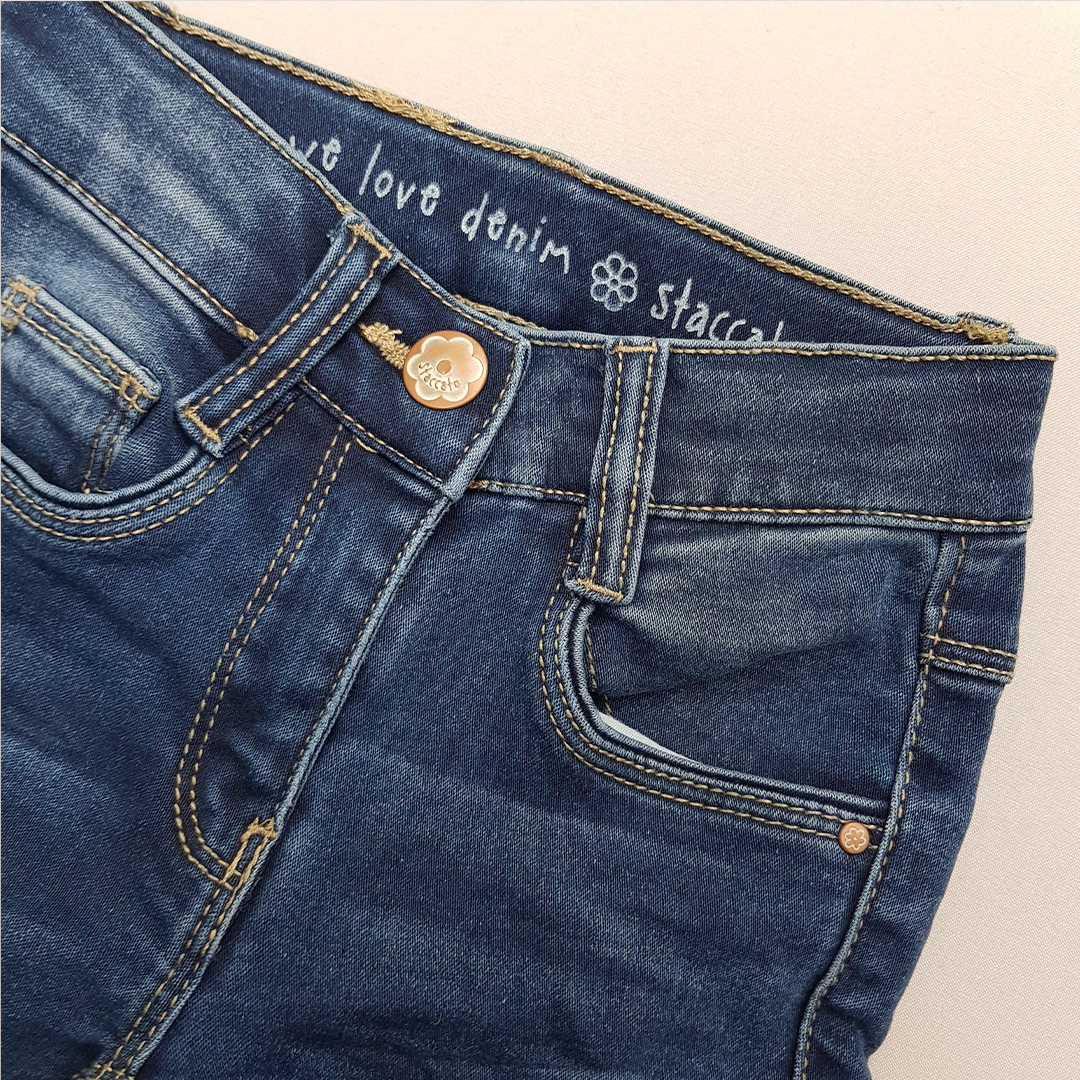 شلوار جینز دخترانه 31117 سایز 2 تا 16 سال مارک STACCATO