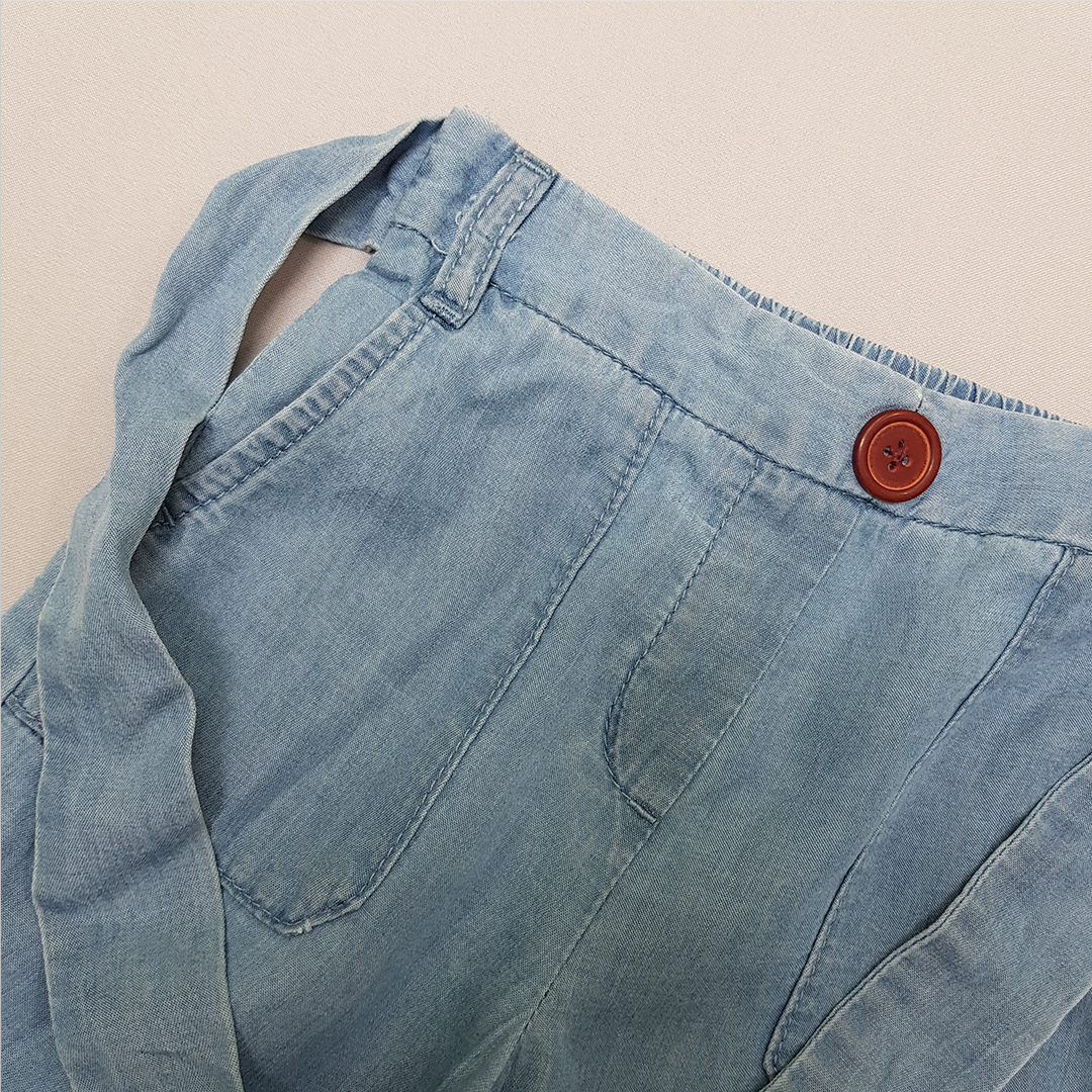 شلوار جینز کاغذی دخترانه 31243 سایز 1.5 تا 7 سال مارک H&M
