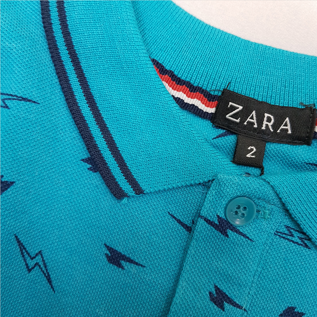 تی شرت پسرانه 31211 سایز 2 تا 8 سال مارک ZARA