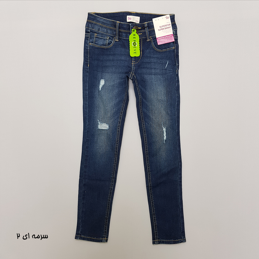شلوار جینز 31302 سایز 4 تا 18 سال مارک SO