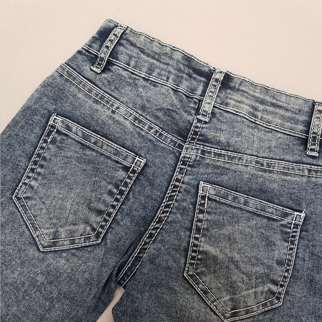 شلوار جینز دخترانه 31330 سایز 3 تا 7 سال مارک FUN TIME