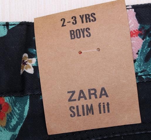 شلوار کتان دخترانه 11808 سایز 2 تا 10 سال مارک ZARA