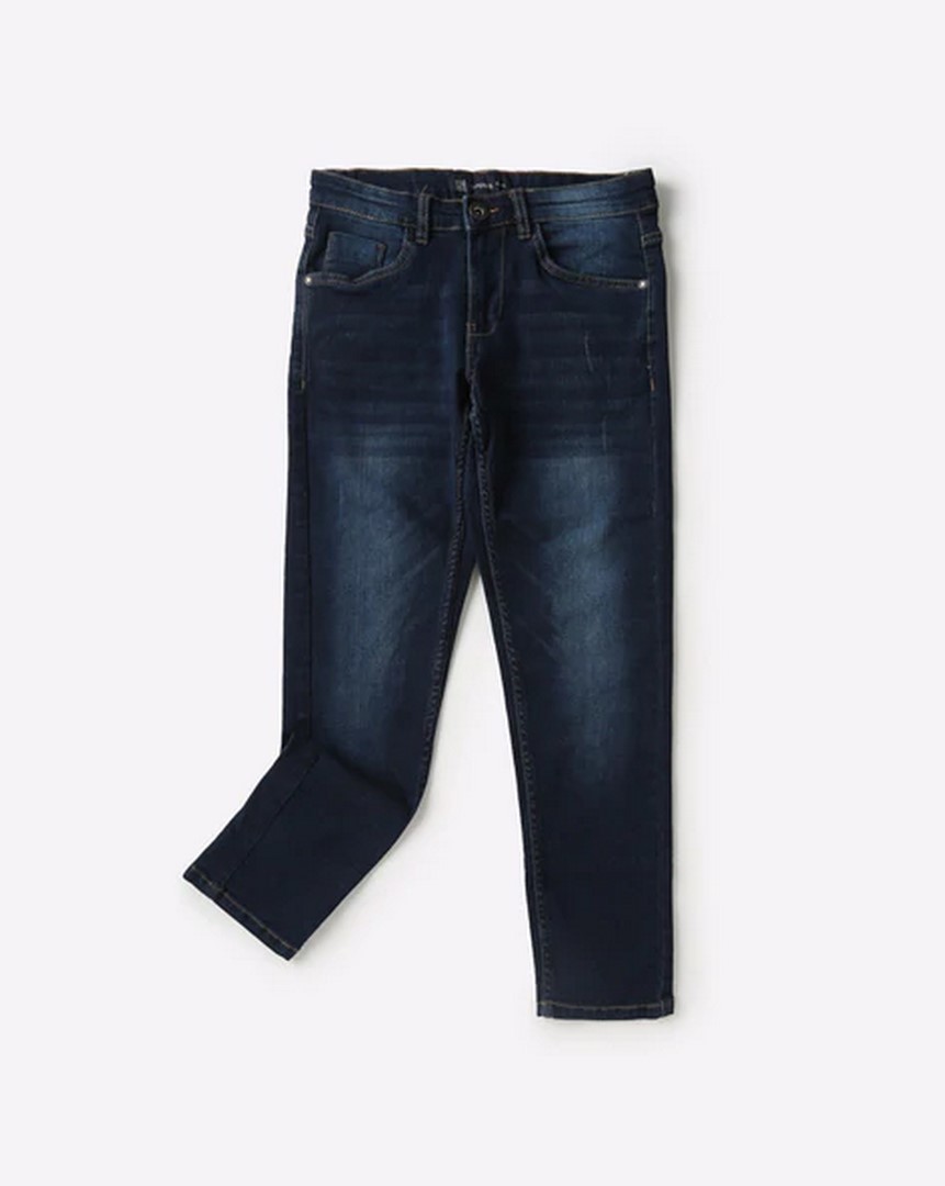 شلوار جینز پسرانه 31520 سایز 10 تا 13 سال مارک YOUNG STYLE